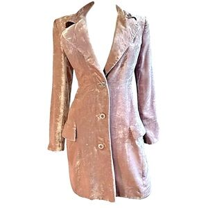 Gianni Versace Couture vintage velvet coat from early 90s.